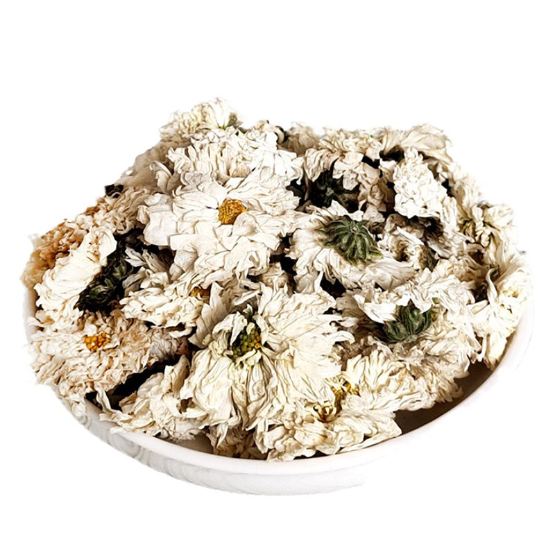 白菊花干花茶50克散装新花袋装花草茶泡水贡菊花茶新菊花