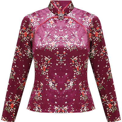 中式女装中国风，旗袍上衣唐装