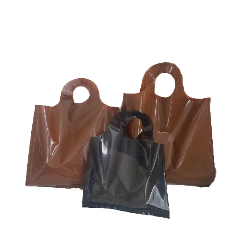 高档服装店手提袋加厚塑料装衣服用购物礼品包装画室袋子定制批发