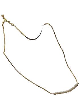 淡水真珍珠包金简约精致项链颈饰