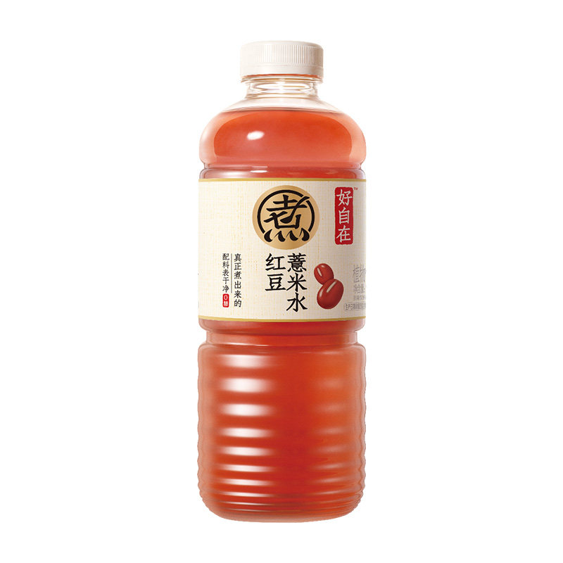 元气森林好自在 红豆薏米水 无糖植物饮料 900mL*12瓶装整箱