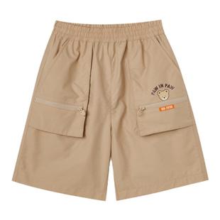 PawinPaw卡通小熊童装夏男童裤子梭织防泼水舒适短裤