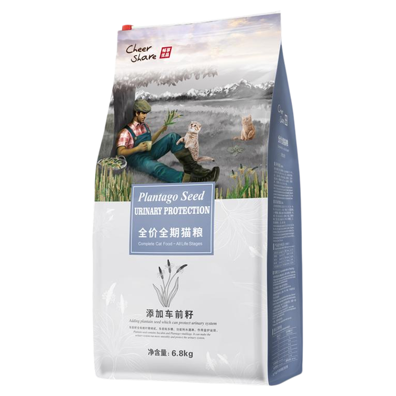 畅享优品车前子护泌尿猫粮6.8kg