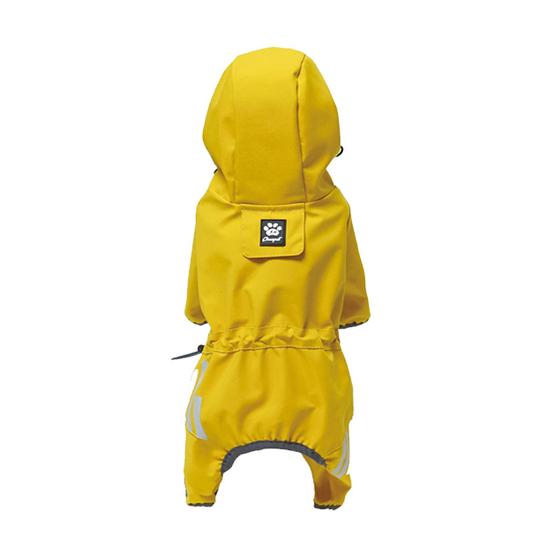 狗狗春夏季雨衣反光带帽全包比熊