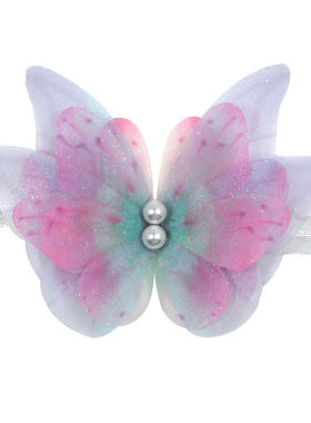 民族风粉红立体蝴蝶项链小众设计锁骨链新中式脖颈链国潮高级感