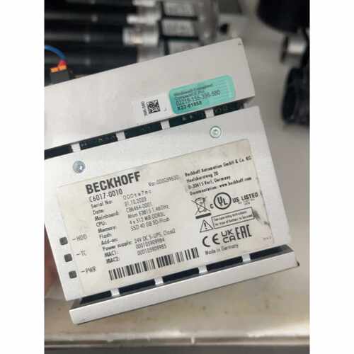 下单前咨询BECKHOFF倍福C6017-0010工控机，德国原装，型