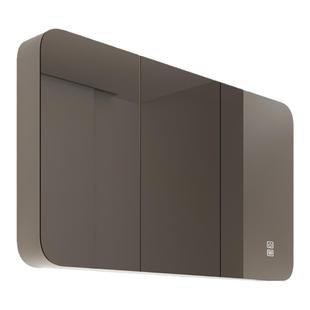 智能圆角浴室镜柜单独卫生间挂墙式新款镜柜带灯壁挂镜箱定制