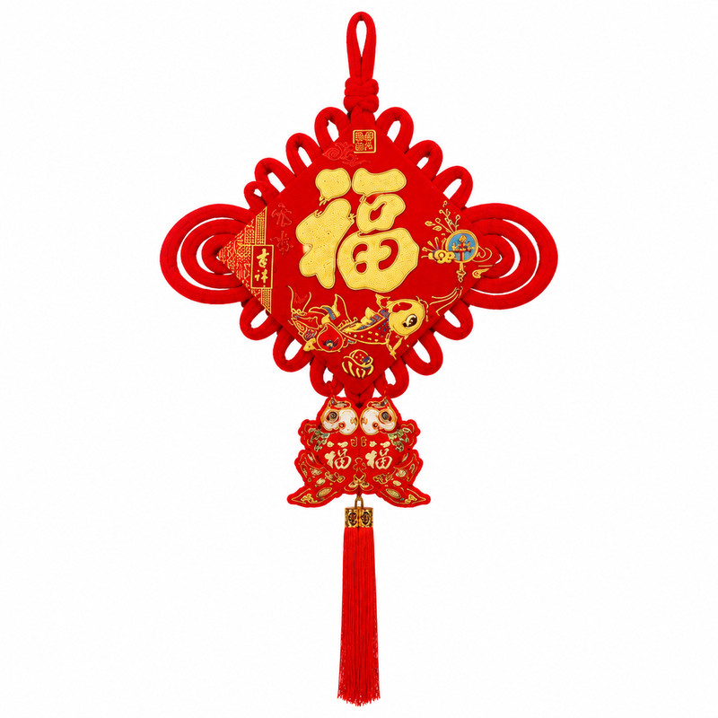 手工中国结福字挂饰入户门墙春节