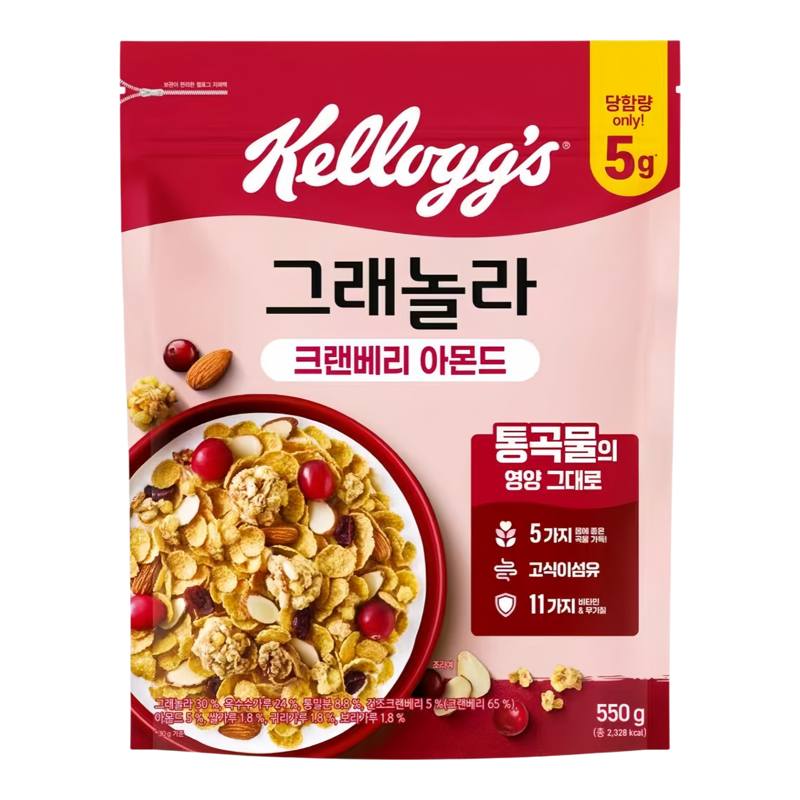 水果扁桃仁糙米原味巧克力麦片