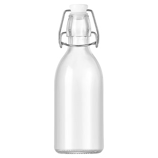 玻璃瓶酒瓶白酒冷萃食品级装酒容器密封洋酒果酒啤酒分装香油空瓶