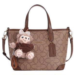 Daphne/达芙妮新款2025印花手提百搭时尚单肩包包斜挎包小菜篮子