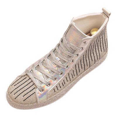 韩版百搭舒适透气高帮鞋男