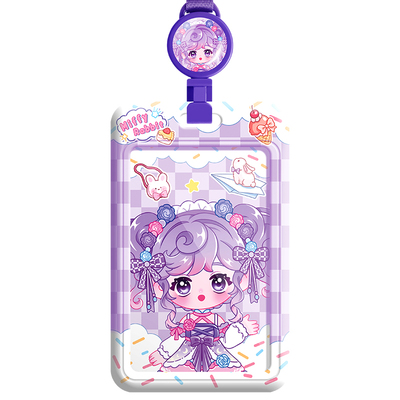 2025新款卡套带伸缩挂绳公交卡