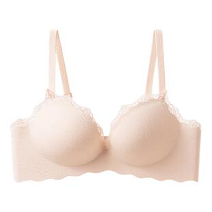 古今蕾丝内衣女文胸小胸聚拢收副乳柔软舒适少女性感隐形无痕胸罩