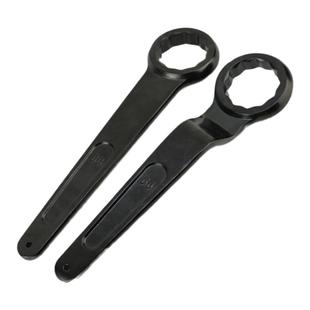 重型单头梅花扳手直柄单头高颈弯柄扳手24/30/32/36/38/41/46-120