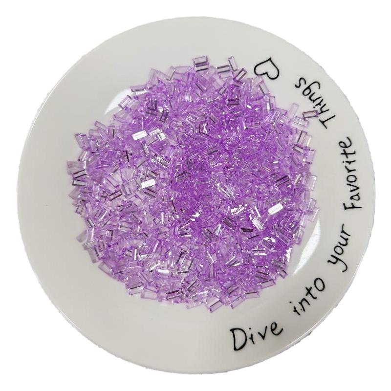 高透3x7mm手作球填充冰条diy手工制作材料包透明色系填充物