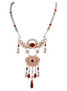 璎珞珍珠马面裙配饰手工