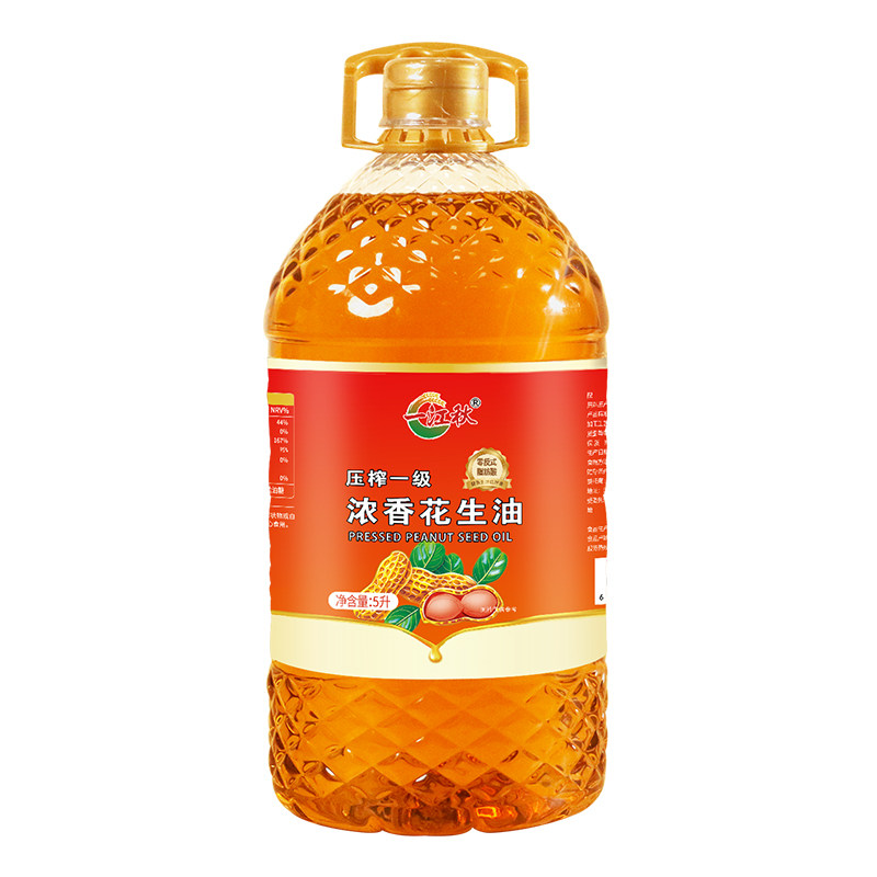 一江秋浓香型压榨花生油5L