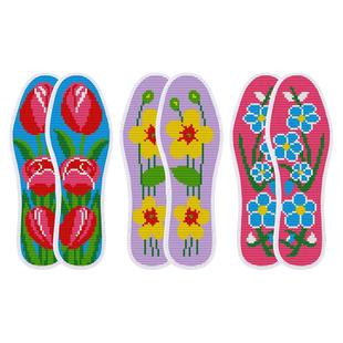 十字绣鞋垫2025新款图案加厚自带针带线半成品绣花不掉色吸汗防臭