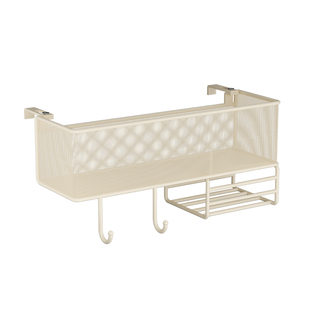 办公桌置物架办公室杂物挂架可调节桌面挂篮悬挂式收纳盒工位神器