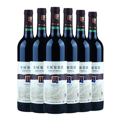 解百纳干红葡萄酒红酒中粮长城