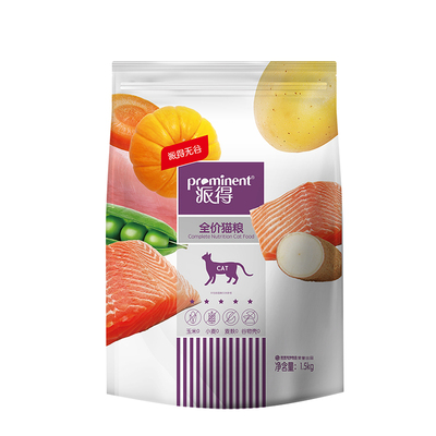 派得无谷全阶段通用猫粮1.5KG