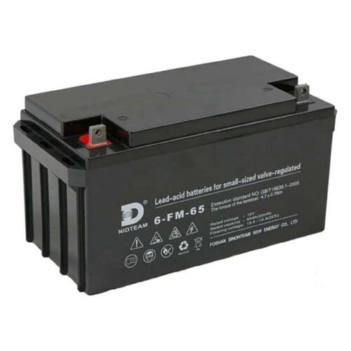 NIDTEAM力德蓄电池6GFM6512V65AH机房UPS电源配套EPS直流屏