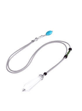 项坠天然白水晶吊坠晶西缘