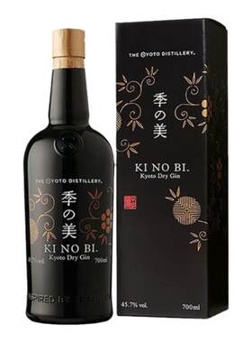 日本直邮KINOBI季之美金酒无盒杜松子酒口感柔顺香气 700ml蒸馏
