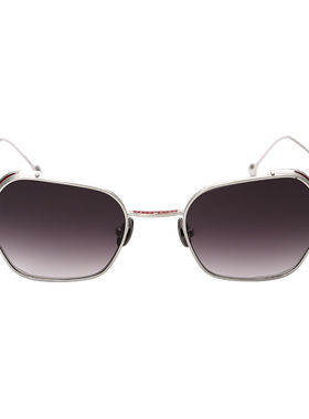 日本MATSUDA六边形复古纯钛墨镜