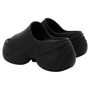 ECAC厚底增高拖鞋女2026新款夏季海边沙滩外穿绝美高级感高跟凉拖