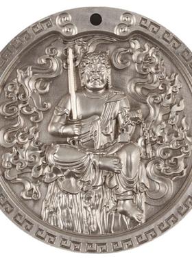 纯钛定制不动尊菩萨原创设计吊坠