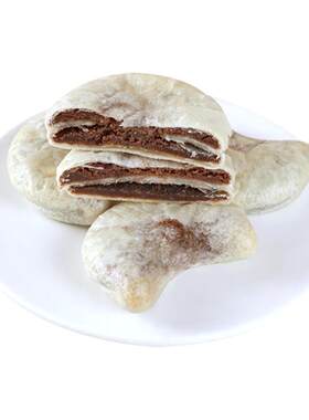月牙枣泥酥红枣馅饼方糕传统中式农科美味酥皮零食品点心下午茶点