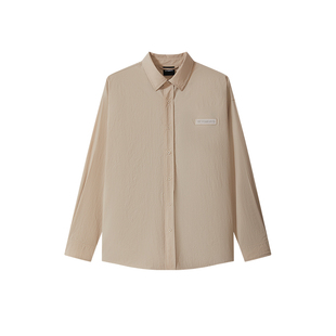 VETEMENTS春夏新款情侣潮流衬衣男女宽松休闲长袖衬衫63130110