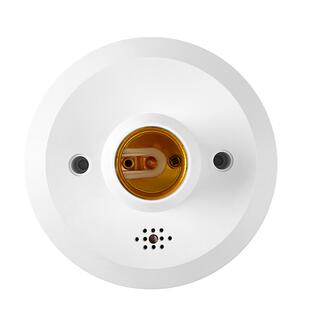 声光控开关灯座楼道感应延时家用E27螺口明装LED自动声控节能灯头