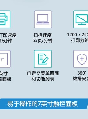 施乐XEROXC2060彩色复印机自动双面打印A3数码复合机工程图打印机
