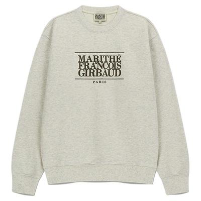 MARITHE女士短款经典LOGO卫衣