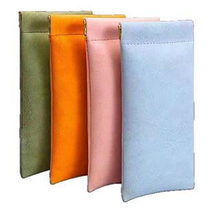 弹片眼镜袋墨镜收纳包抗压便携式女太阳镜收纳盒自动闭合眼睛女士