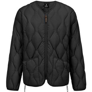 斯凯奇运动羽绒服冬季男女同款梭织短款羽绒外套防风保暖