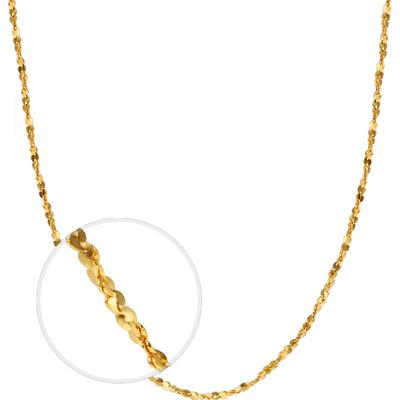 周生生黄色百搭女款满天星项链