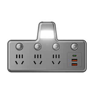 【官方推荐】无线转换插头多孔USB排插家用多功能插座转换器插排