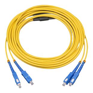 喷绘机光纤线方头双芯写真机光纤线SC银河飞腾赛博彩神金谷田鼎力UV平板机打印机光纤两条铠装柔软耐拉数据线