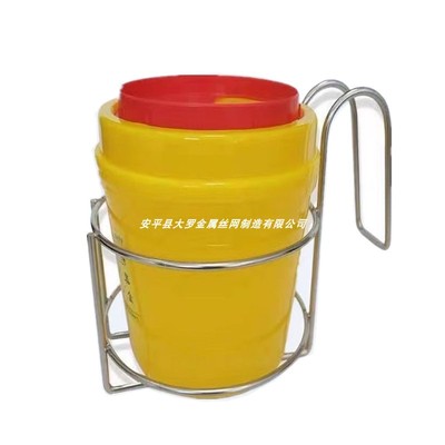 不锈钢免打孔挂钩款利器盒托架