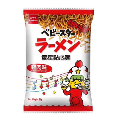 包装香港进口贝贝星童星点心面
