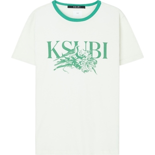 【折扣】Ksubi 女印花棉质平纹布T恤