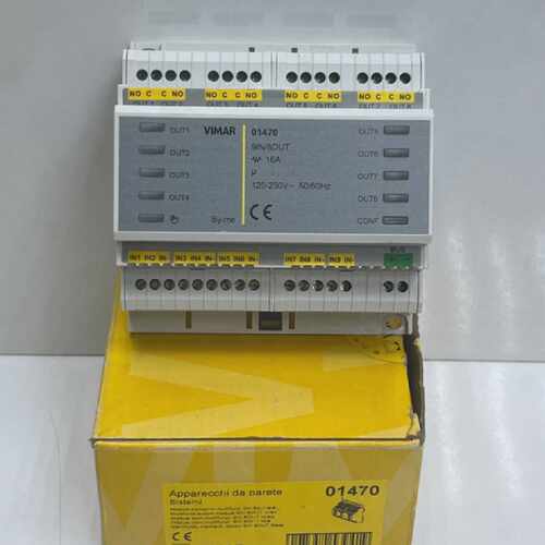 VIMAR 01470 Multifunction Automatic Module 9IN 8OUT Relay