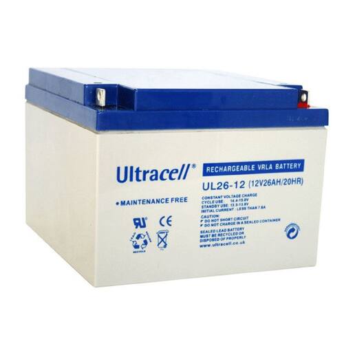 UItracell蓄电池UL261212V26AH20HR应急UPS电源配套EPS电池