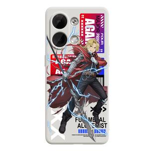 钢之炼金术士一加ace2手机壳适用oppok11x新款vivox90动漫9R男reno10pro女8t硅胶s17创意80情侣艾德iqooneo8