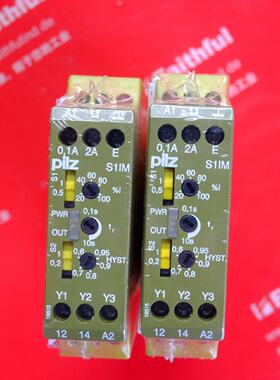 议价Pilz 828050 皮尔磁电流监控继电器 S1IM 230-240VAC IM 0.01
