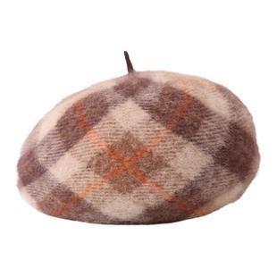 贝雷帽女秋冬季2025新款显脸小高级感八角帽保暖洋气时髦兔毛帽子